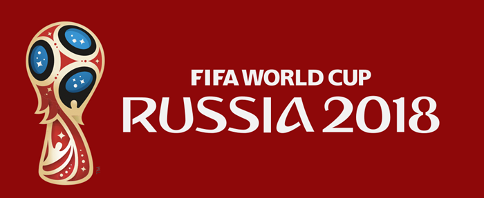 ロシアワールドカップ2018のロゴ